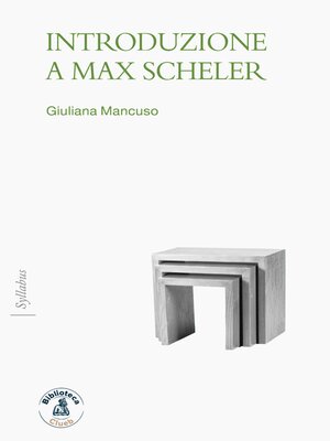 cover image of Introduzione  a Max Scheler
